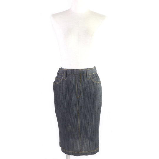 PLEATS PLEASE Pleated skirt PP75-JG021 Main: 100% polyester black Women 1 Used Authentic