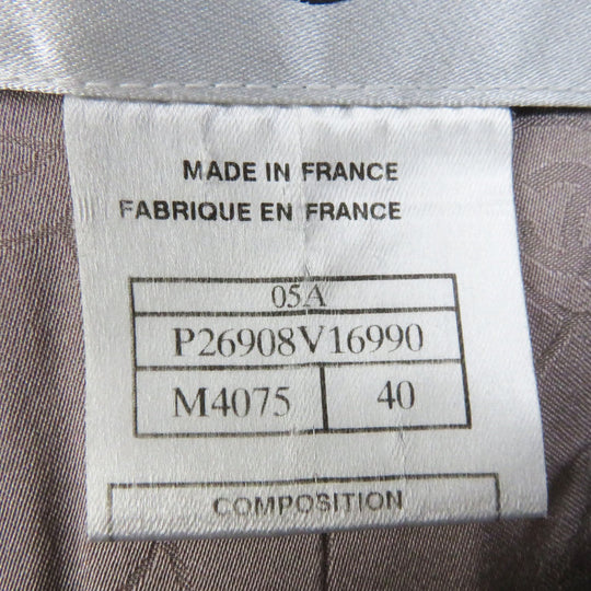 CHANEL tailored jacket 05A P26908 Outer: 40% wool, Outer: 20% mohair, Outer: 10% cotton, Outer: 10% acrylic, Outer: 10% silk, Outer: 6% nylon, 4% polyester, Lining: 96% silk, 4% polyurethane Multi Women 40 Used Authentic
