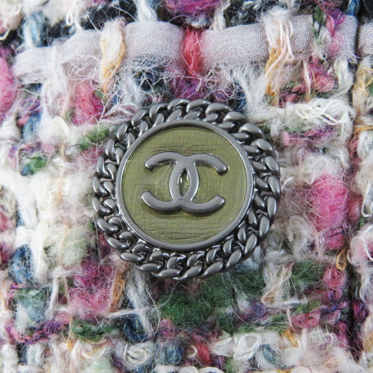 CHANEL tailored jacket 05A P26908 Outer: 40% wool, Outer: 20% mohair, Outer: 10% cotton, Outer: 10% acrylic, Outer: 10% silk, Outer: 6% nylon, 4% polyester, Lining: 96% silk, 4% polyurethane Multi Women 40 Used Authentic