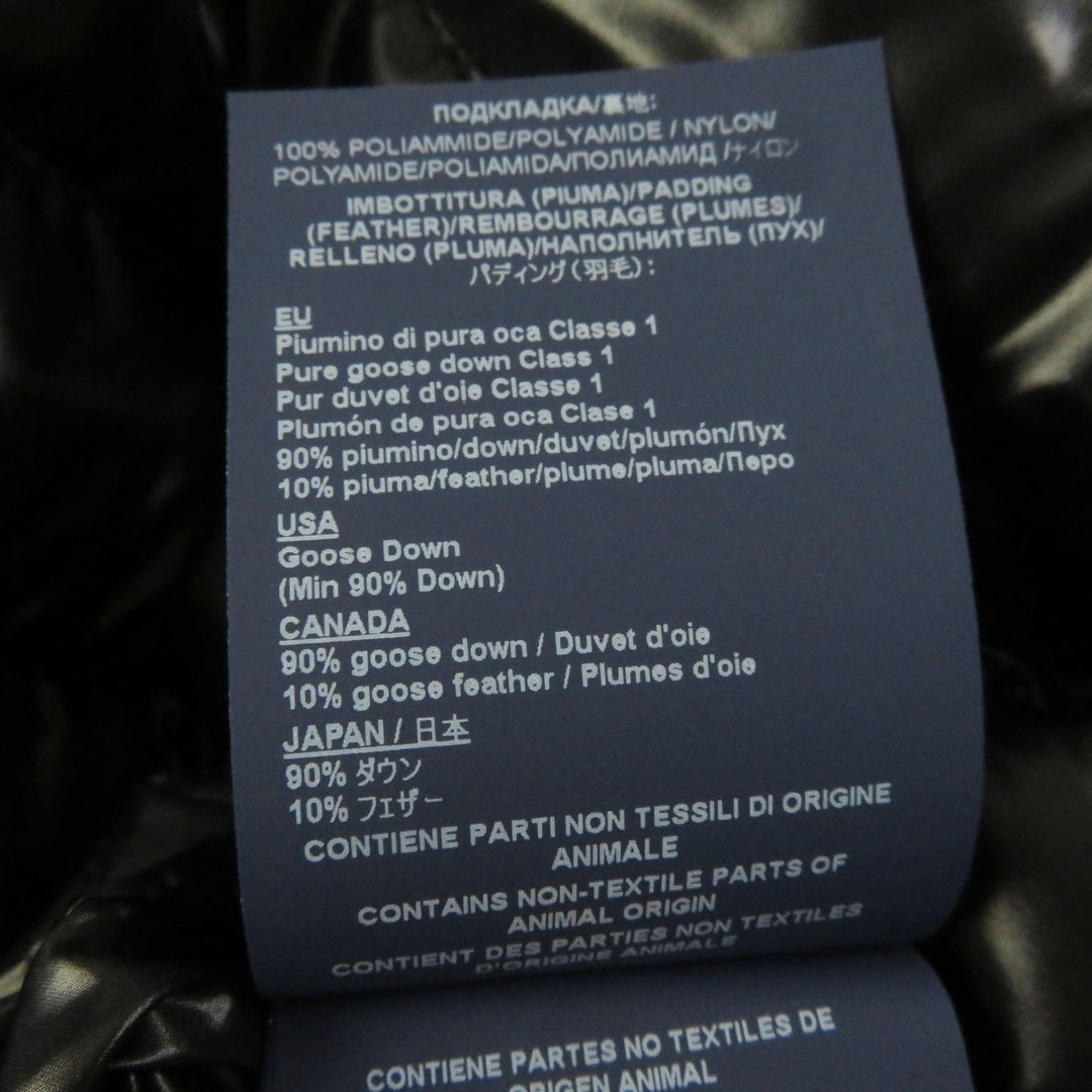 Herno Down jacket PI089D Outer: 100% nylon, Lining: 100% nylon, Part: 54% polyester, Part: 46% cotton, Filling: 90% down, 10% feather black Women 40 Used Authentic