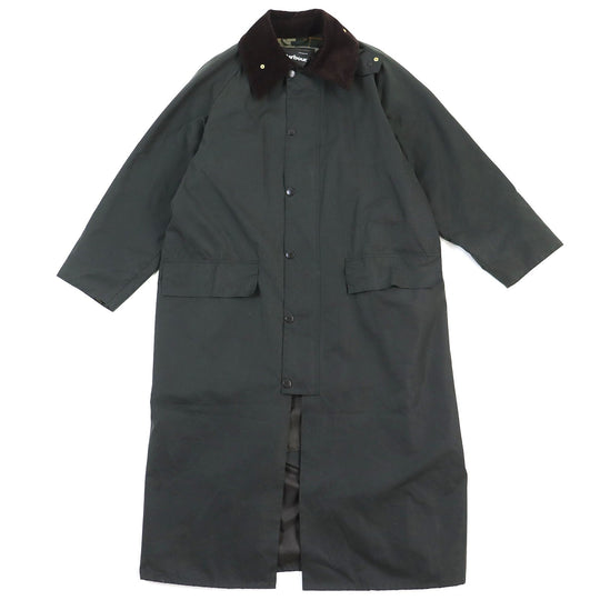 Barbour coat Outer: 100% cotton, Lining: 100% cotton, Lining: 100% polyester, Part: 100% cotton, Part: 100% acrylic olive mens 40 Used Authentic