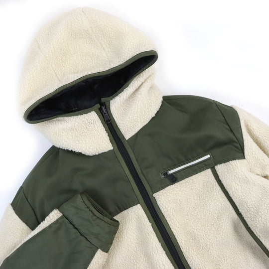 MONCLER Down jacket Outer: 73% polyester, Outer: 27% wool, Lining: 100% nylon, Filling: 90% down, Filling: 10% feather, Hem lining: 85% polyester, 15% cotton, Other fabric: 100% nylon Ivory khaki mens 1 Used Authentic