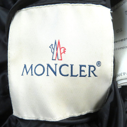 MONCLER Down jacket Outer: 73% polyester, Outer: 27% wool, Lining: 100% nylon, Filling: 90% down, Filling: 10% feather, Hem lining: 85% polyester, 15% cotton, Other fabric: 100% nylon Ivory khaki mens 1 Used Authentic