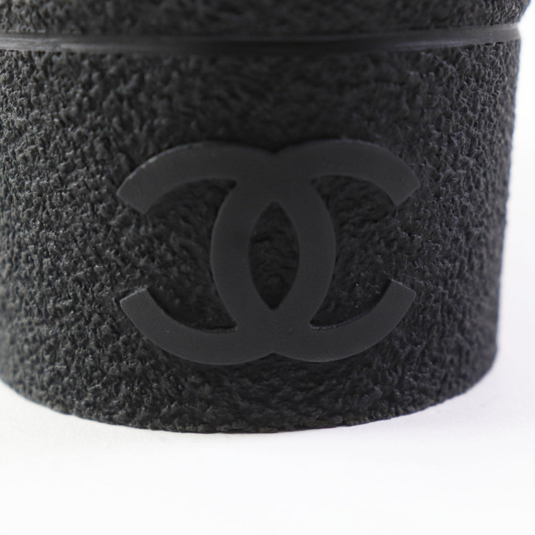 CHANEL short boots G34080 Mouton x leather Black beige Women 34.5 Used Authentic