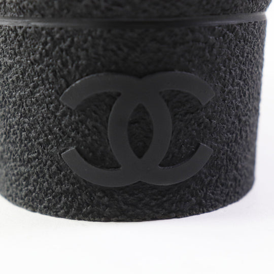 CHANEL short boots G34080 Mouton x leather Black beige Women 34.5 Used Authentic