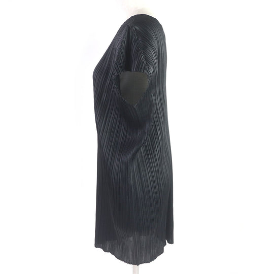 PLEATS PLEASE dress PP91-JH225 Main: 100% polyester black Women 2 Used Authentic