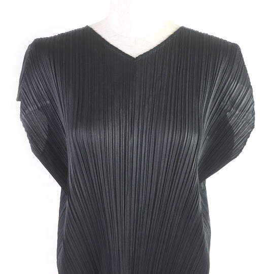 PLEATS PLEASE dress PP91-JH225 Main: 100% polyester black Women 2 Used Authentic