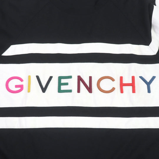GIVENCHY Short sleeve T-shirt BW706V3Z1X Main: 100% cotton, Part: 97% cotton, Part: 3% polyurethane, Part: 96% polyester, 4% ceramic black Women S Used Authentic