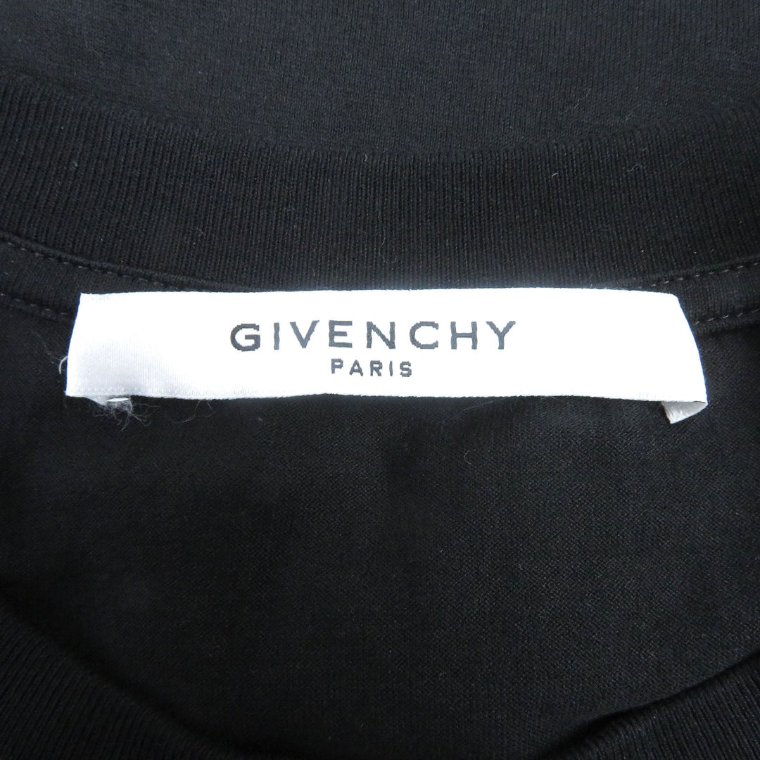 GIVENCHY Short sleeve T-shirt BW706V3Z1X Main: 100% cotton, Part: 97% cotton, Part: 3% polyurethane, Part: 96% polyester, 4% ceramic black Women S Used Authentic