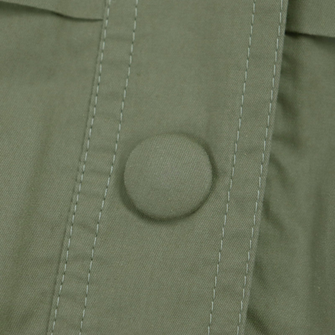 Stella McCartney Military coat 478186 Outer: 100% cotton, Lining: 100% polyester, Part: 79% acrylic, Part: 21% polyester, Filling: 100% polyester khaki Women 36 Used Authentic