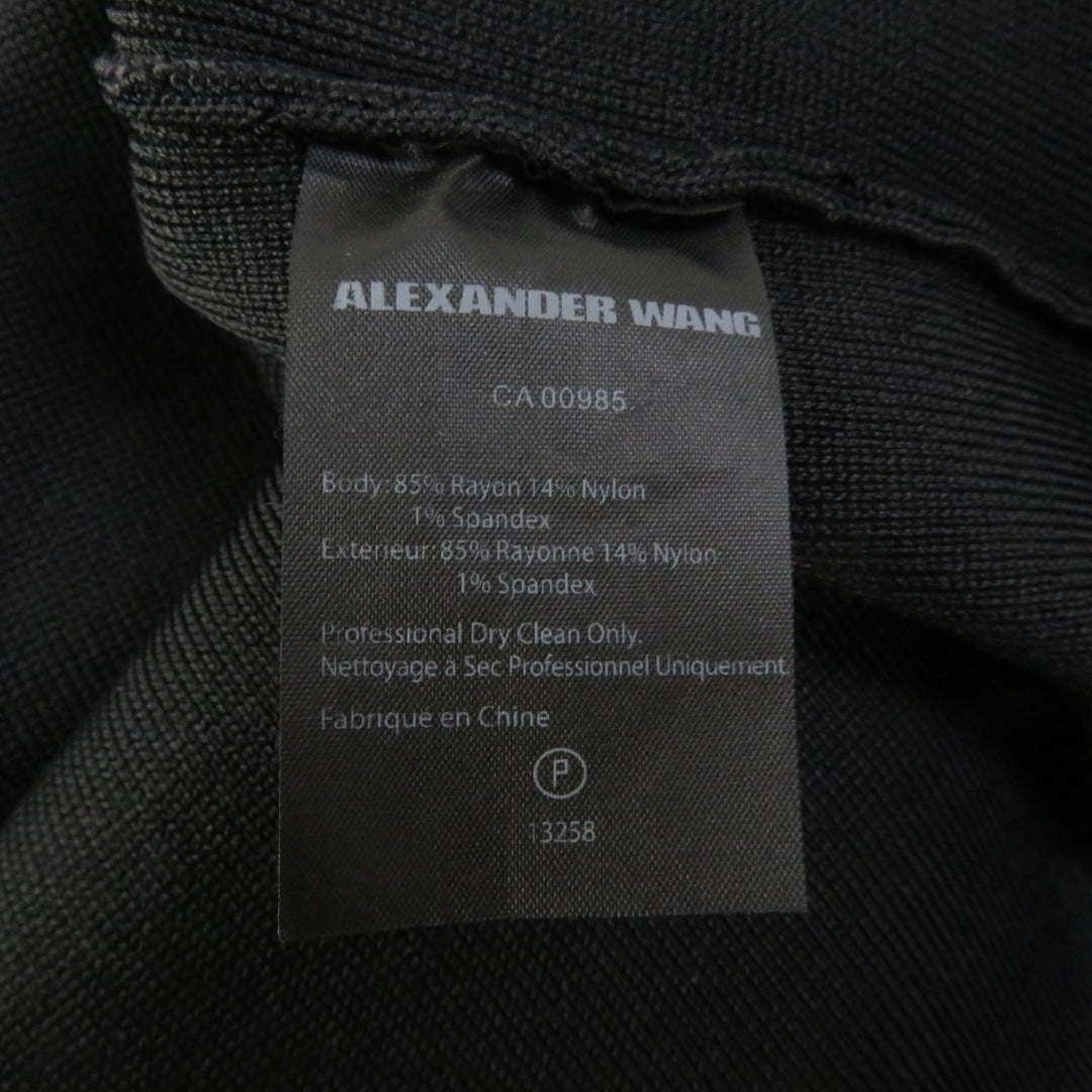 Alexander Wang one piece Main: 85% rayon, 14% nylon, 1% spandex, part: 85% rayon, part: 14% nylon black Women S Used Authentic