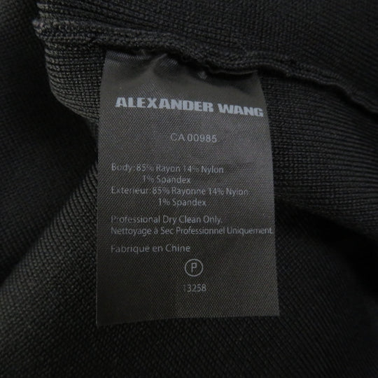 Alexander Wang one piece Main: 85% rayon, 14% nylon, 1% spandex, part: 85% rayon, part: 14% nylon black Women S Used Authentic
