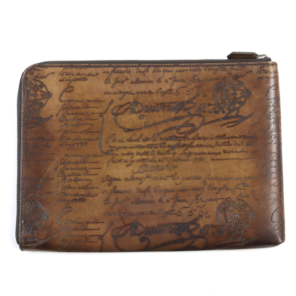 Berluti Clutch bag Main: Leather Brown NINO GM Nino GM mens Used Authentic