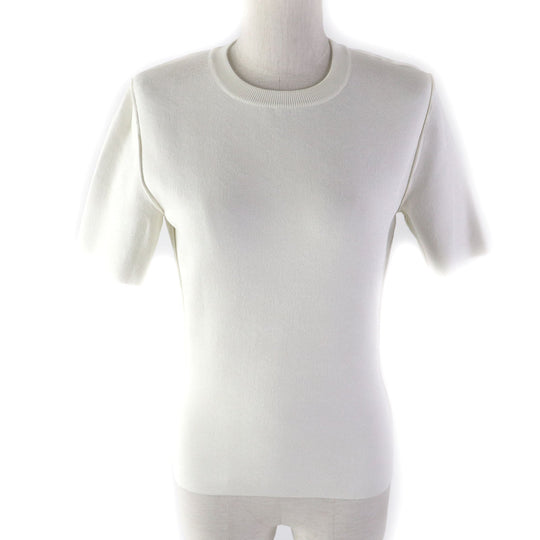 FENDI knit FZX811 Main: 79% rayon, Main: 16% polyester, Main: 5% nylon white Women 38 Used Authentic
