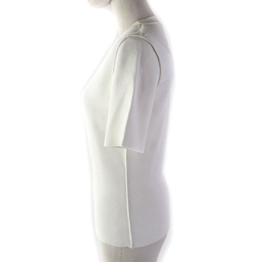 FENDI knit FZX811 Main: 79% rayon, Main: 16% polyester, Main: 5% nylon white Women 38 Used Authentic