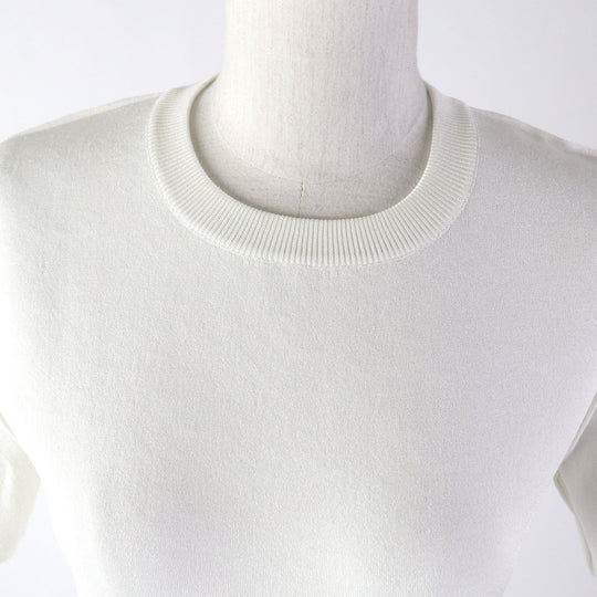 FENDI knit FZX811 Main: 79% rayon, Main: 16% polyester, Main: 5% nylon white Women 38 Used Authentic