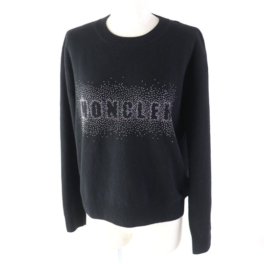 MONCLER sweater Main: 100% wool black Women XS Used Authentic