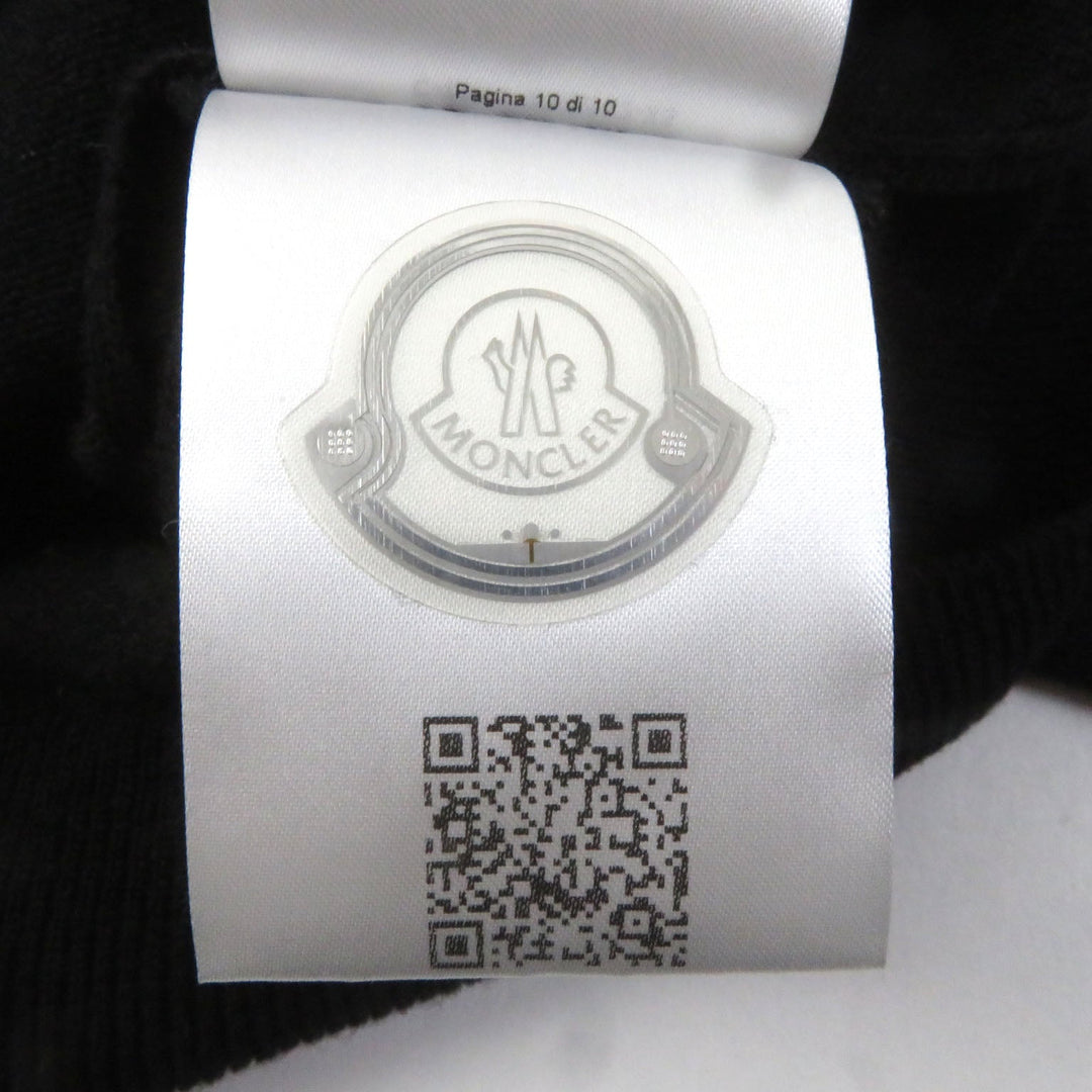 MONCLER sweater Main: 100% wool black Women XS Used Authentic