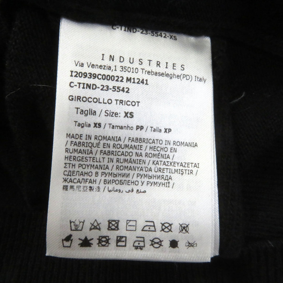 MONCLER sweater Main: 100% wool black Women XS Used Authentic