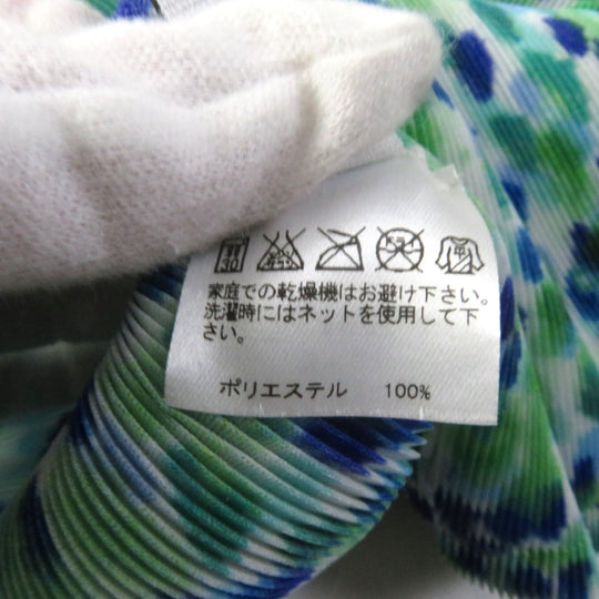 PLEATS PLEASE Cut PP51FK382 Main: 100% polyester Blue green Women 3 Used Authentic