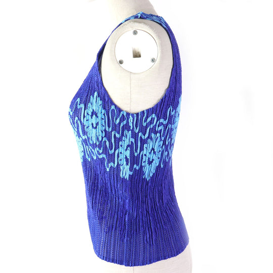 PLEATS PLEASE Cut PP06-JK901 Main: 100% polyester Blue type Women 3 Used Authentic
