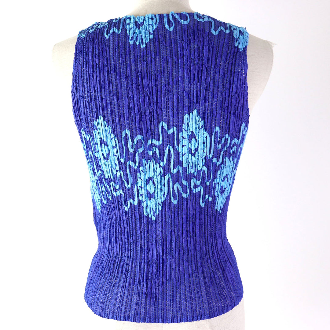 PLEATS PLEASE Cut PP06-JK901 Main: 100% polyester Blue type Women 3 Used Authentic