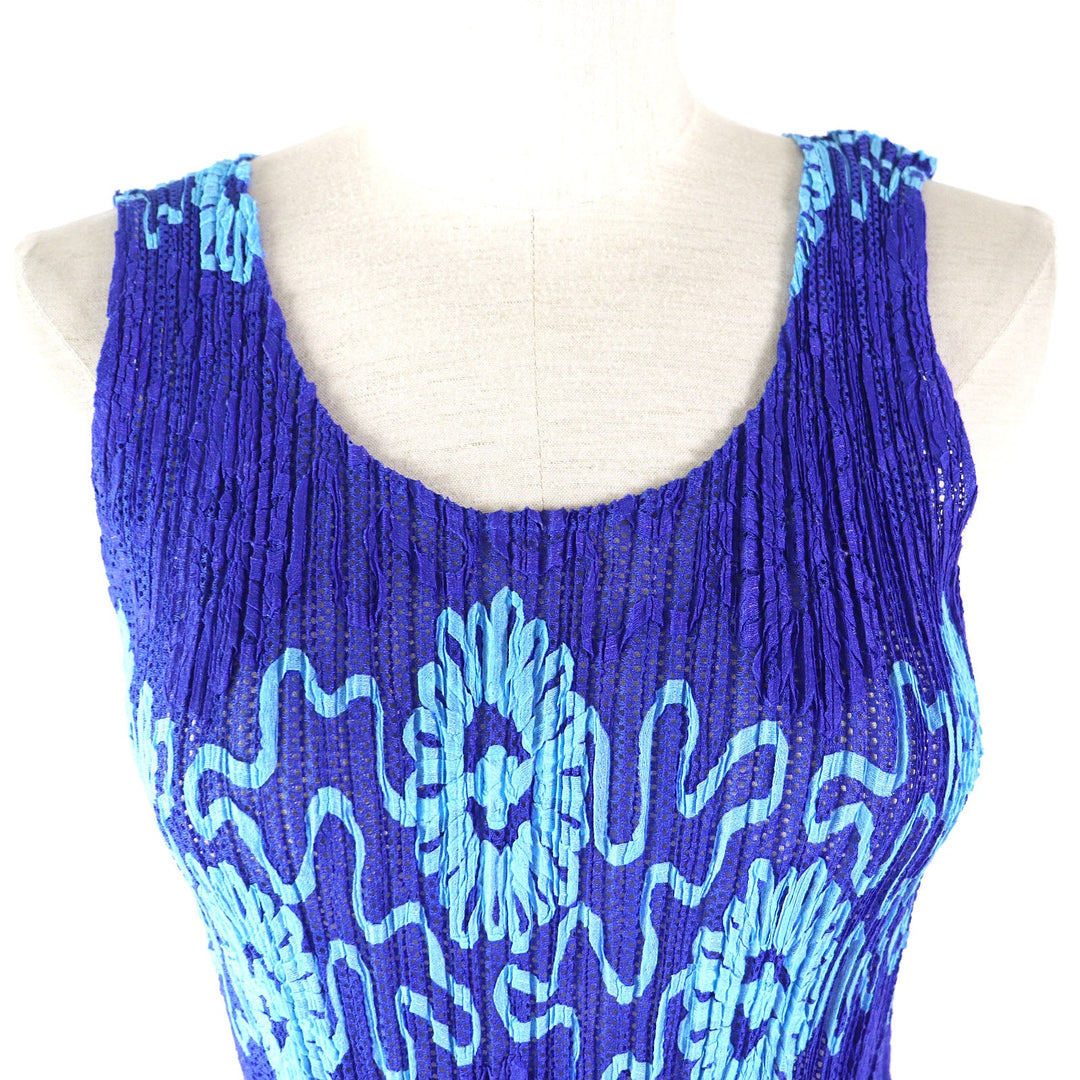 PLEATS PLEASE Cut PP06-JK901 Main: 100% polyester Blue type Women 3 Used Authentic