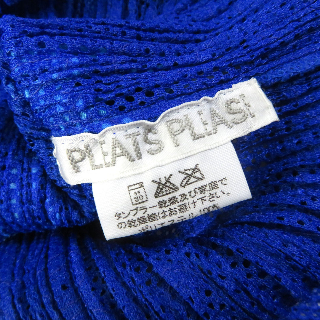 PLEATS PLEASE Cut PP06-JK901 Main: 100% polyester Blue type Women 3 Used Authentic
