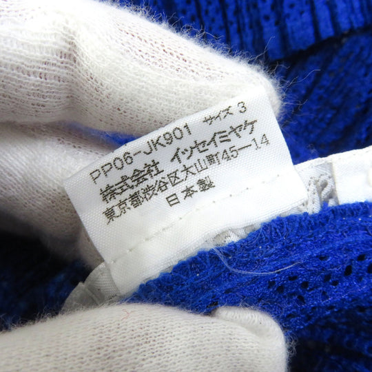 PLEATS PLEASE Cut PP06-JK901 Main: 100% polyester Blue type Women 3 Used Authentic