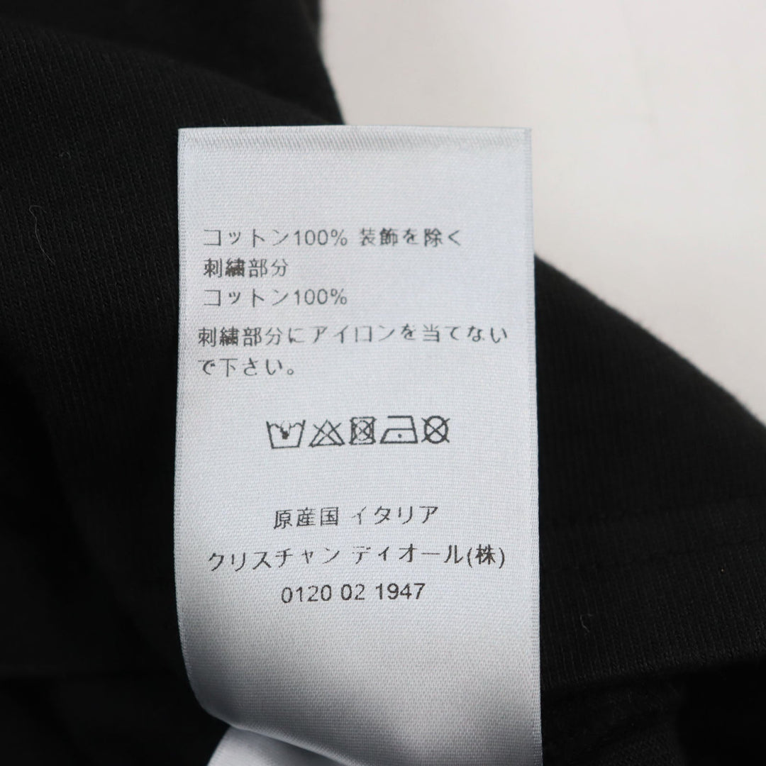 Dior HOMME Short sleeve T-shirt 313J696CO554 Main: 100% cotton, Part: 100% cotton black mens M Used Authentic