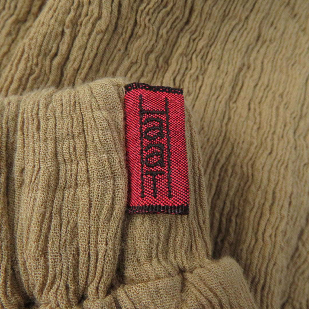 ISSEY MIYAKE Pants HA91FF604 Main: 100% cotton Brown HaaT Heart KYO CHIJIMI BASIC Women 2 Used Authentic