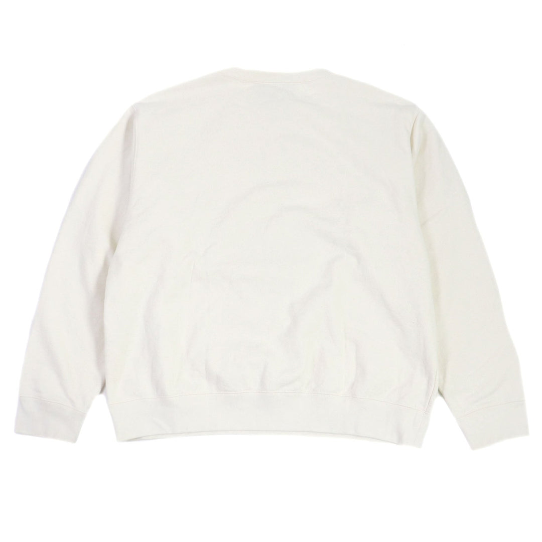GUCCI sweat 626990 Main: 100% cotton, Applique: 100% polyester Ivory mens L Used Authentic