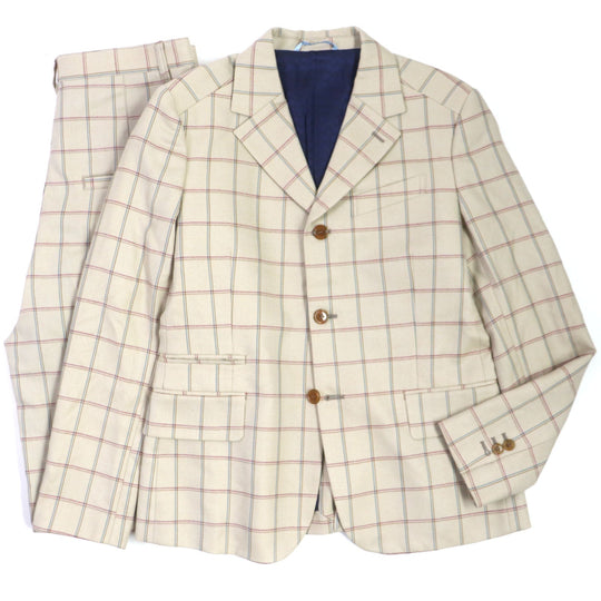 Vivienne WestwoodMAN setup Outer material: 100% wool, lining (body): cupra, lining (sleeves): polyester beige mens 46 Used Authentic