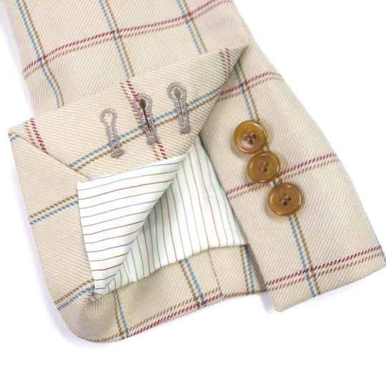 Vivienne WestwoodMAN setup Outer material: 100% wool, lining (body): cupra, lining (sleeves): polyester beige mens 46 Used Authentic