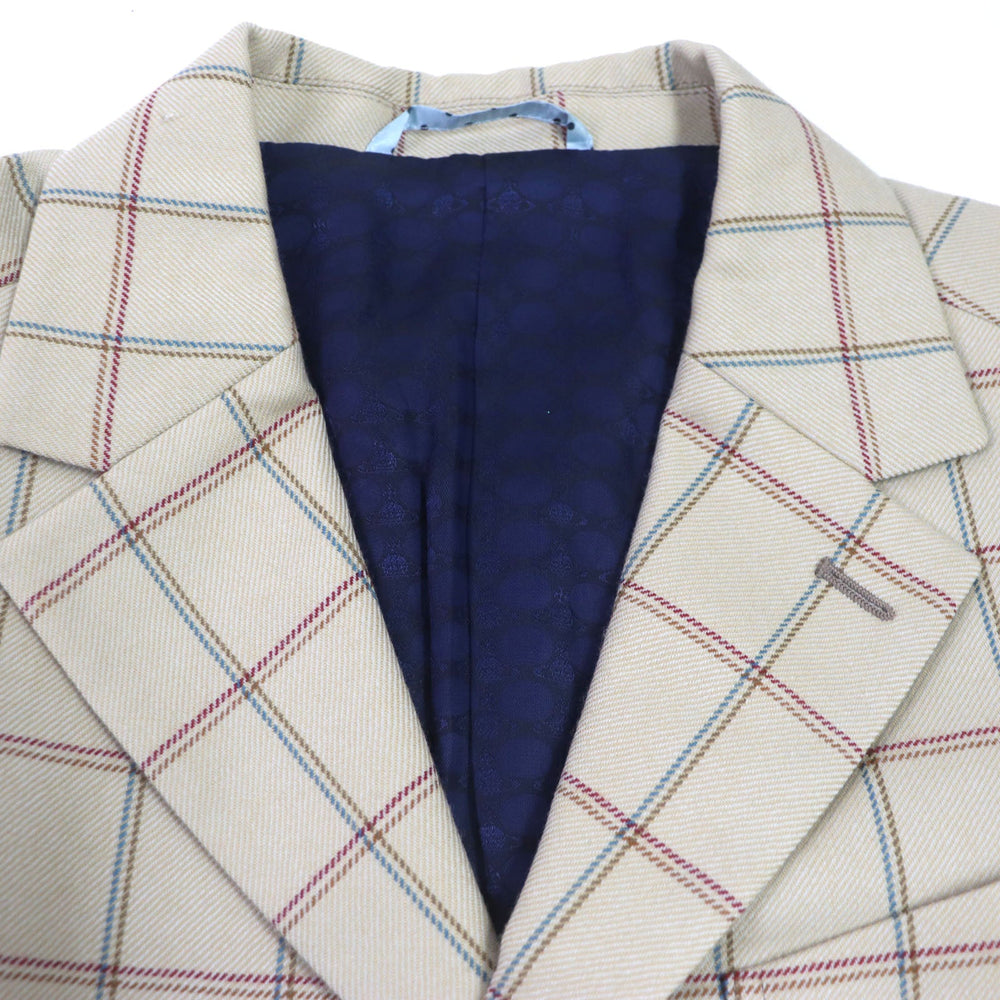 Vivienne WestwoodMAN setup Outer material: 100% wool, lining (body): cupra, lining (sleeves): polyester beige mens 46 Used Authentic