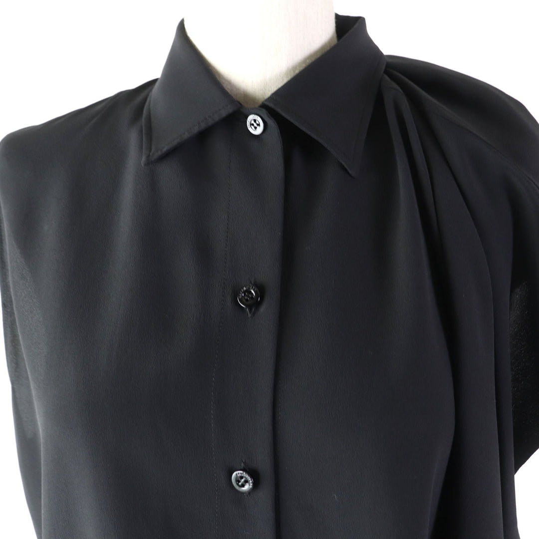 BALENCIAGA tops 558176 acetate black Women 34 Used Authentic