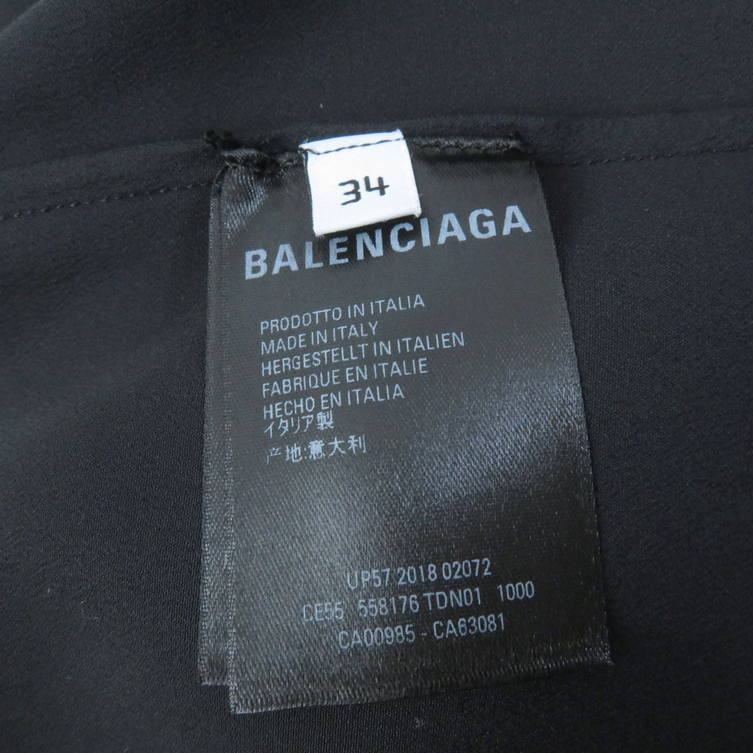 BALENCIAGA tops 558176 acetate black Women 34 Used Authentic