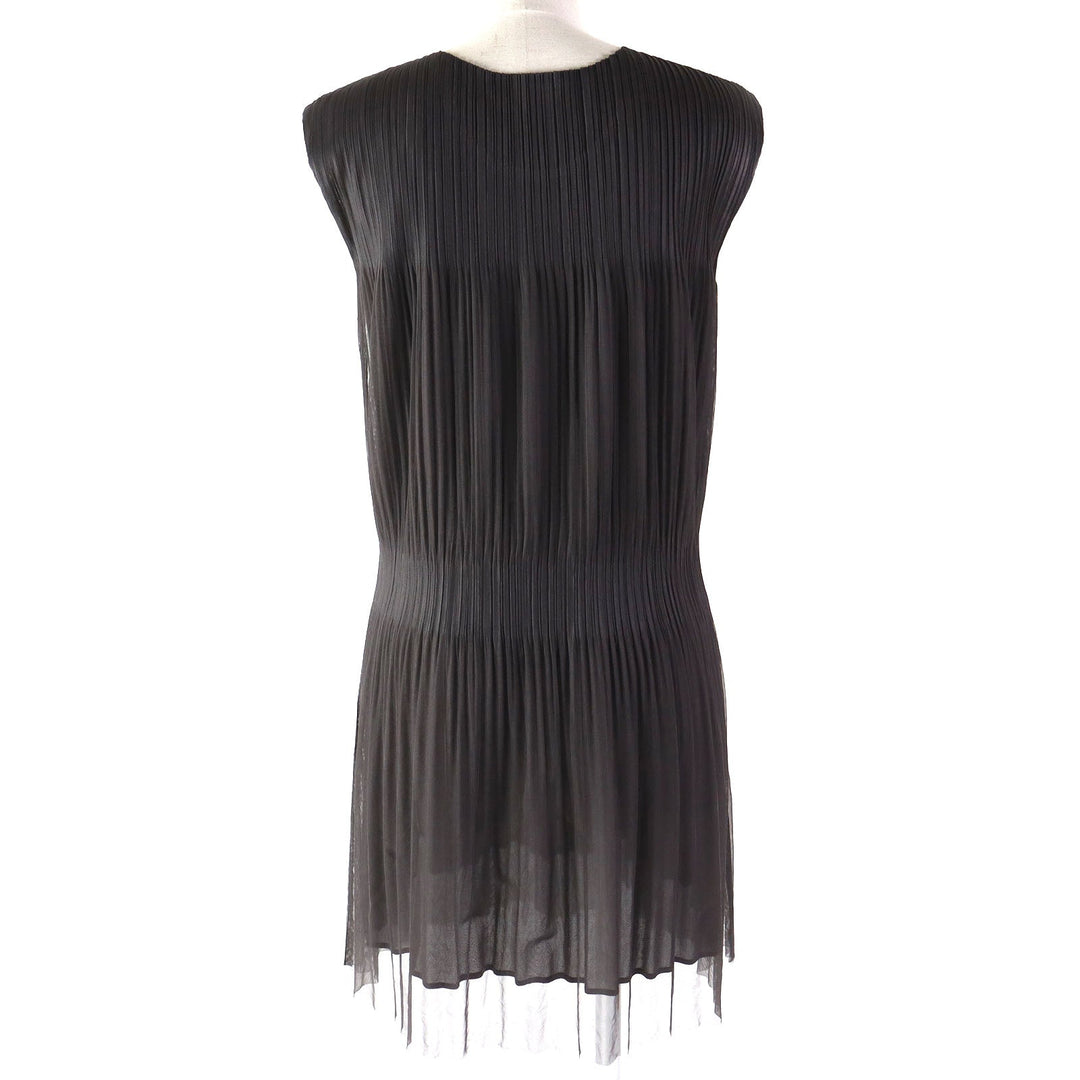 PLEATS PLEASE one piece PP31-JT713 Main: 100% polyester Dark brown Women 3 Used Authentic