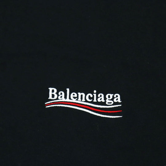 BALENCIAGA Short sleeve T-shirt 641655 Main: 100% cotton, Part: 97% cotton, Part: 3% polyurethane, Part: 100% polyester black mens XXS Used Authentic