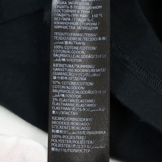 BALENCIAGA Short sleeve T-shirt 641655 Main: 100% cotton, Part: 97% cotton, Part: 3% polyurethane, Part: 100% polyester black mens XXS Used Authentic