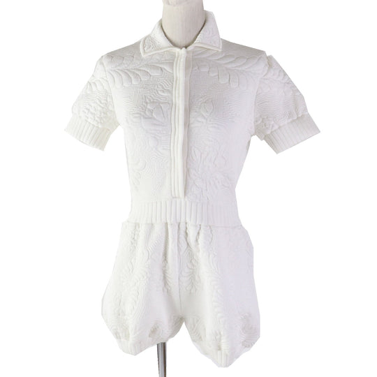 FENDI overalls FZD880 Main: 63% rayon, 12% polyester, 5% nylon, 1% polyurethane, 19% polypropylene white Women 38 Used Authentic
