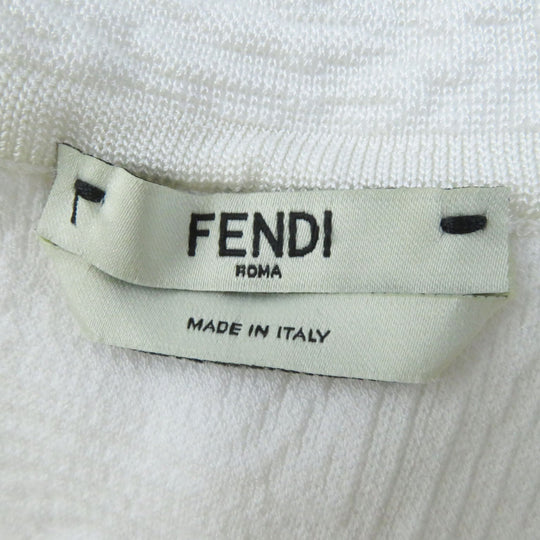 FENDI overalls FZD880 Main: 63% rayon, 12% polyester, 5% nylon, 1% polyurethane, 19% polypropylene white Women 38 Used Authentic
