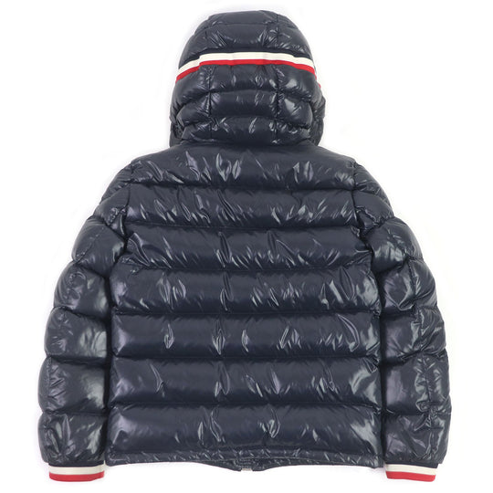 MONCLER Down jacket Main: 100% nylon, Part: 100% polyester, Filling: 90% down, Filling: 10% feather Navy ALBERIC mens zero size Used Authentic