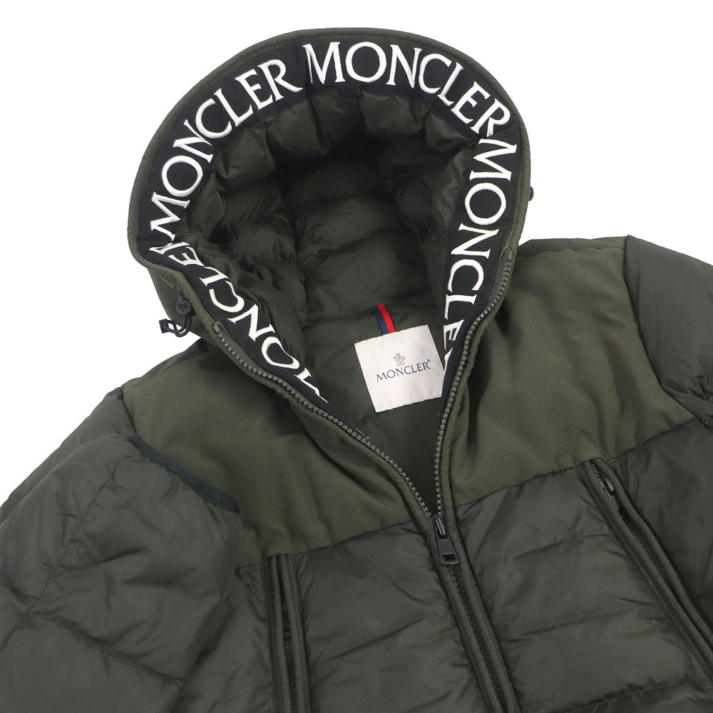MONCLER Down jacket Main: 100% nylon, Filling: 90% down, Filling: 10% feather, Part: 85% polyester, Part: 15% cotton khaki MONTCLA mens 1 Used Authentic