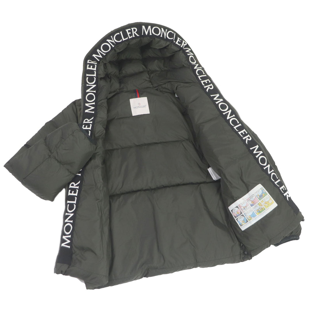 MONCLER Down jacket Main: 100% nylon, Filling: 90% down, Filling: 10% feather, Part: 85% polyester, Part: 15% cotton khaki MONTCLA mens 1 Used Authentic