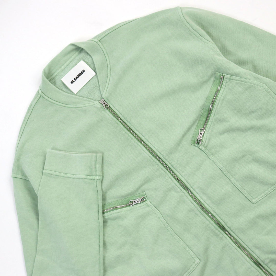 JIL SANDER Bomber jacket JSMU707003MU249208A21 Main: 100% cotton green BOMBER mens M Used Authentic
