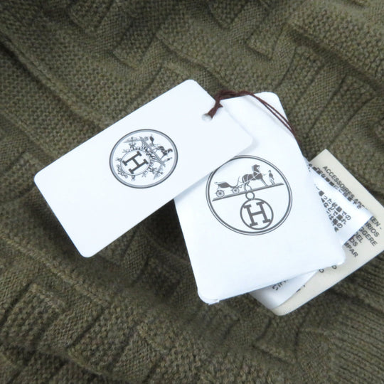 HERMES cardigan 2H2705DA Main: 100% wool Brown Voyage Women 36 Used Authentic