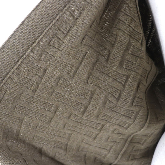 HERMES cardigan 2H2705DA Main: 100% wool Brown Voyage Women 36 Used Authentic