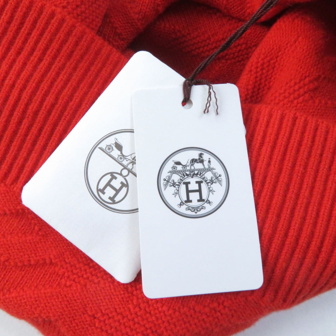 HERMES one piece 2E2501DE Main: 100% wool, part: 95% wool, part: 5% nylon Orange Women S Used Authentic