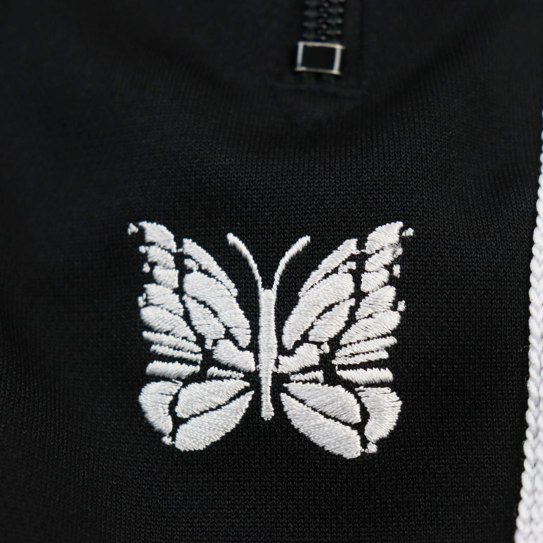 Needles Pants FK382 Main: 100% polyester, Part: 100% polyester, Part: 100% rayon Black White mens S Used Authentic